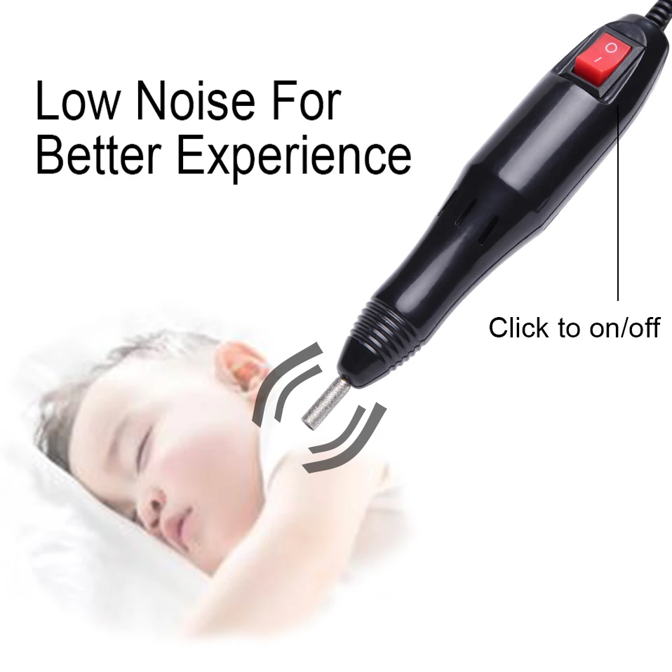 20000RPM Electric Nail Drill Machine Gel Nail Art Polisher Milling Cutter For Manicure Pedicure Electric Nail File Set Tools Kit