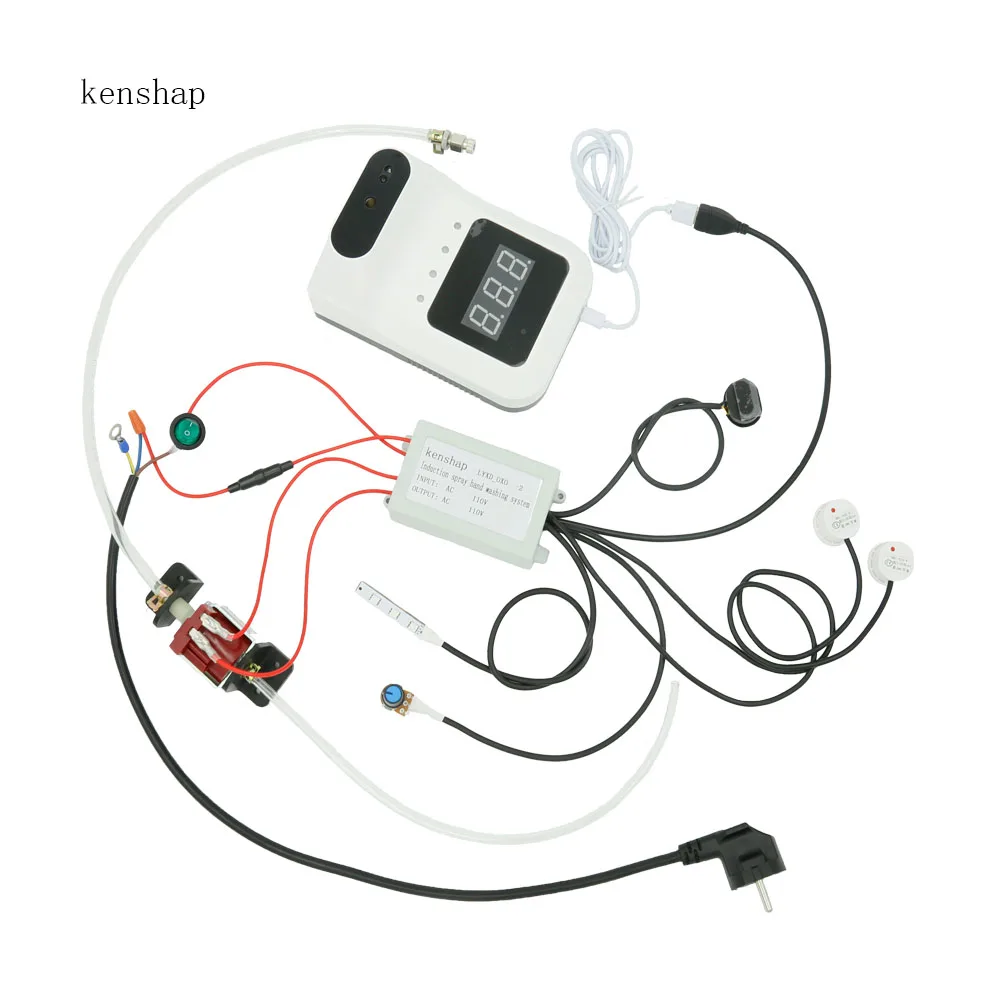 
Soap dispenser control board AC110-220V infrared sensor high and low liquid level detection alarm + humaemperature detectin body 