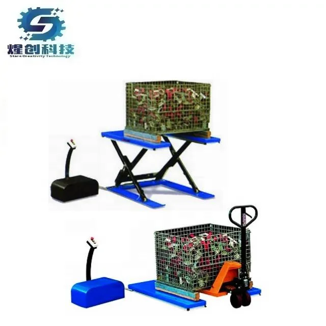 Электрическая гидравлическая подъемная платформа с низким профилем (Высота пола)