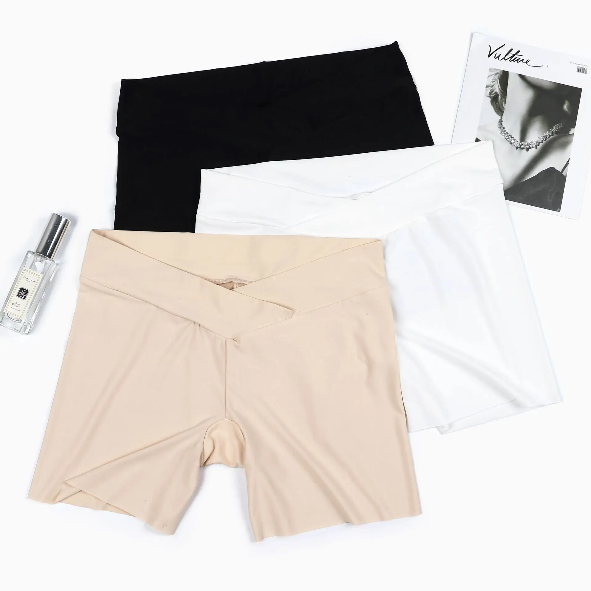 Оптовая продажа, женское Бесшовное нижнее белье с низкой талией, трусики для беременных, штаны для беременных