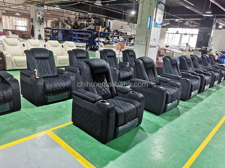 Italian design good quality electric recliner cooling cup holder music function sofa bed cinema chair theater furniture
