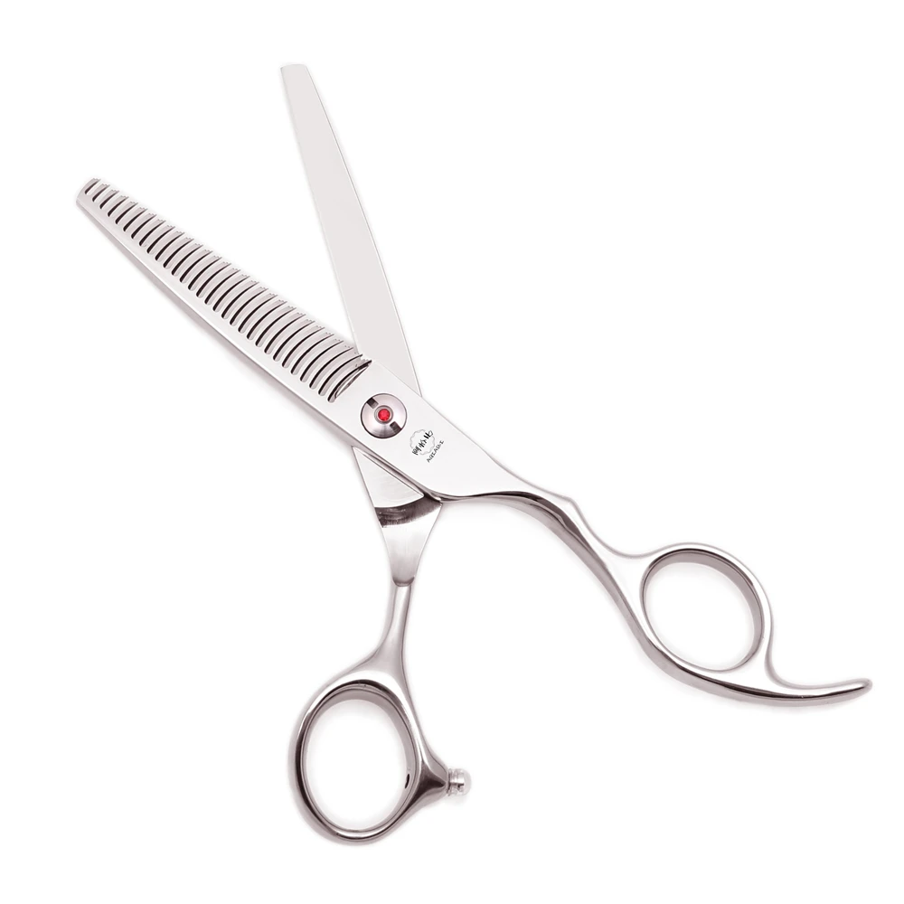 Hair Cutting Scissors 6' JP 440C Thinning Scissors Professional Barber Scissors Red Diamond A2003