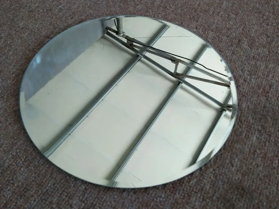 frameless beveled edge glass mirror