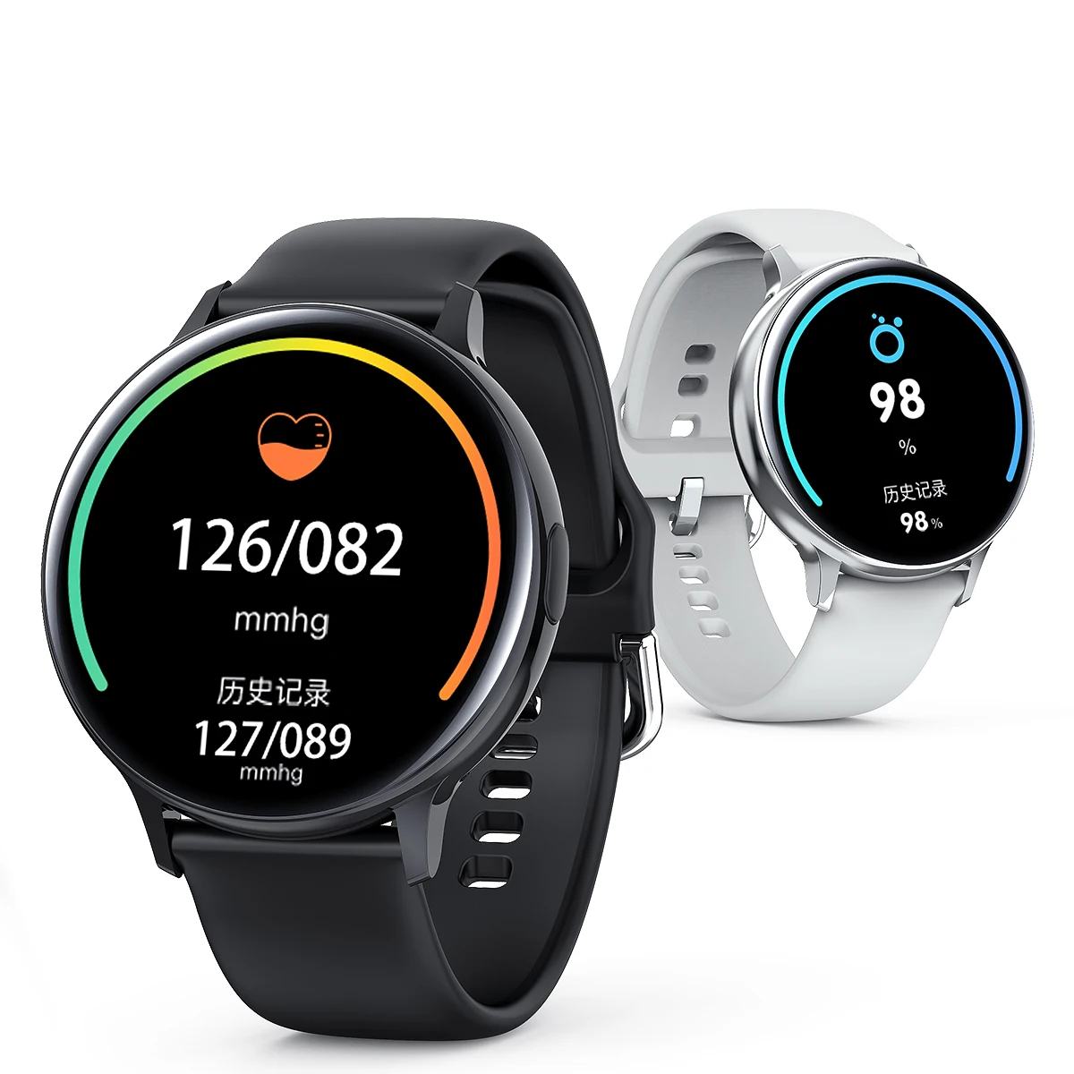 GW32 Smart Watch 1.28 inch 240*240 Round Touch Screen IP68 Waterproof ECG Heart Rate Monitor Sports Pedometer