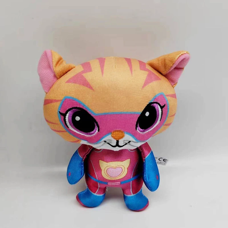 Custom Peluches Cartoon Cat Anime Figure Stuffed Animal Toys Superkitties Plush Christmas Gifts