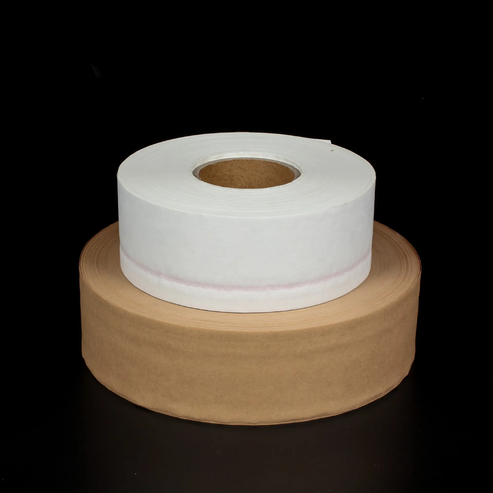 Kraft Paper Strapping Heat Sealing Banknotes Currency Hot Melt Kraft Paper Banding Tape with Red Thread