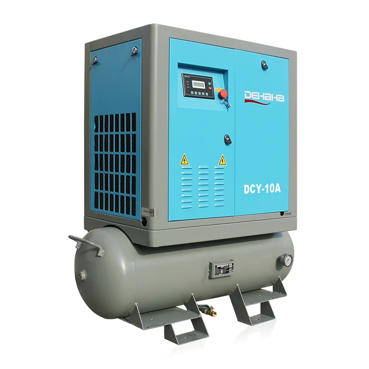 15HP Permanent Magnetic Motor PM VSD Screw Compressor with Air Dryer Tank