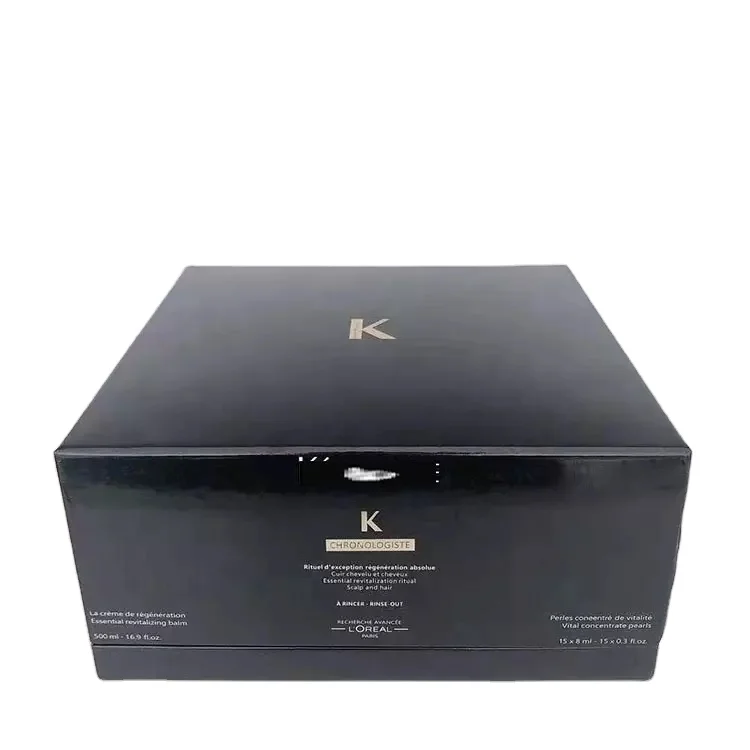 RTS Hot Selling Hot Selling Black Diamond Condensing Time Extract Essence Caviar and Hair Mask For Hair Care Set