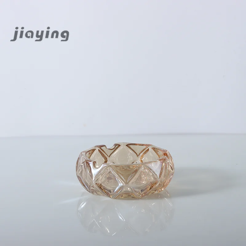 Nice Design Mini Clear Ashtray Glass Ashtray  Wholesale For Smoking