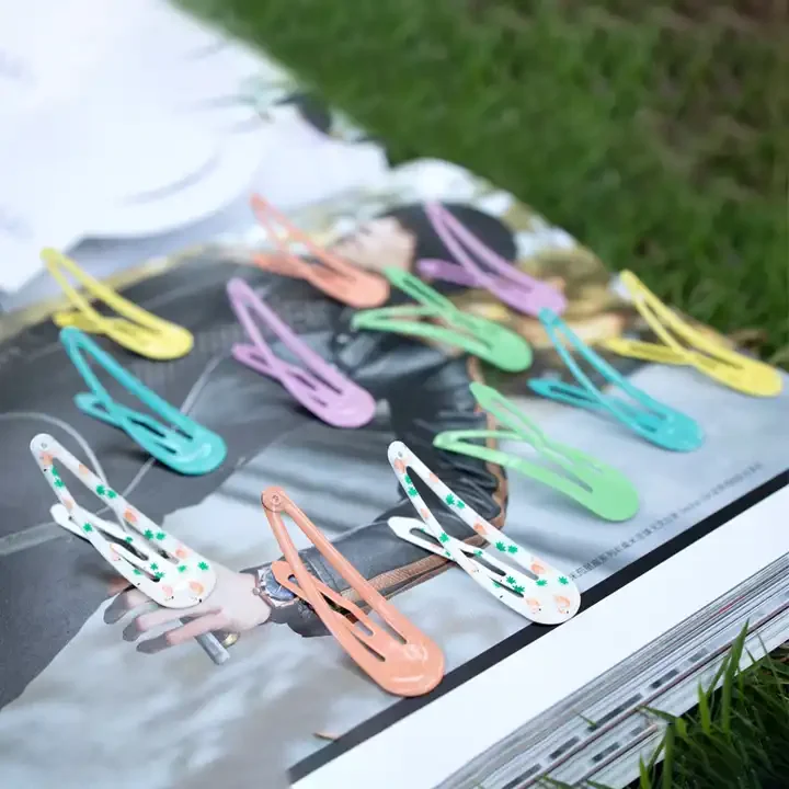 Taimeng Oem Styling Cute Kid Duck Bill BB Clips Hair No Dent Alligator Barrettes Bend Hair Clips For Salon Hairdressing Bangs