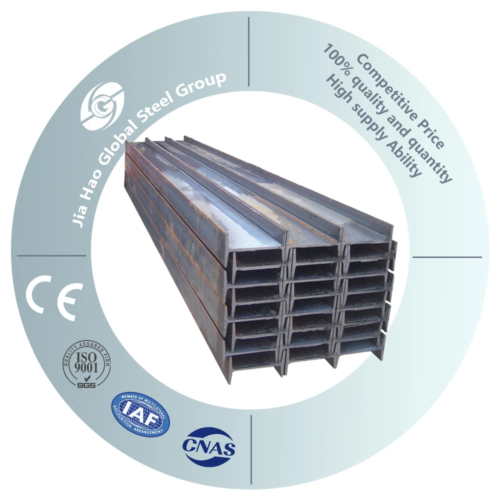 Q235 hot dip galvanized structure I beam carbon steel customize size wide flange I beam price