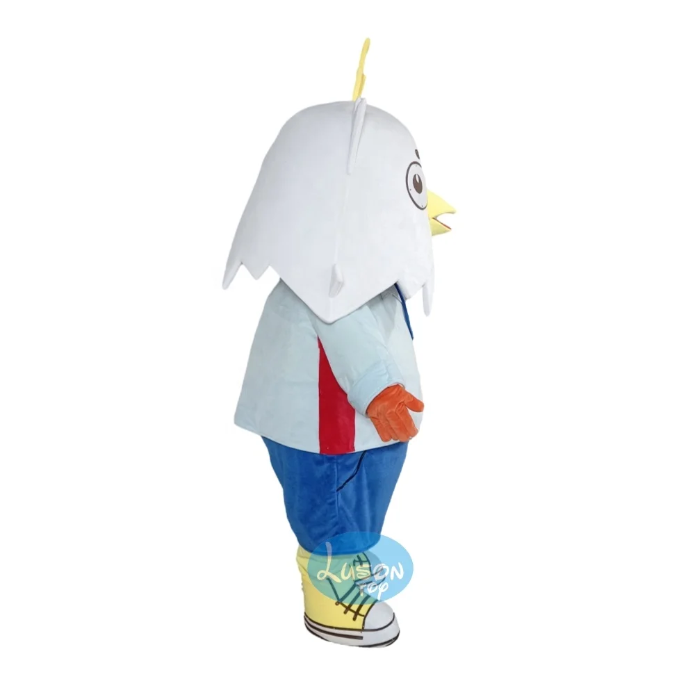 Chicken Mascot Costume Adult Cartoon Character Performance Outfit