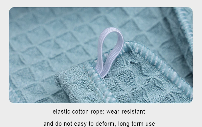 2022 Top selling high quality low MOQ big square waffle microfiber hair wrap towel