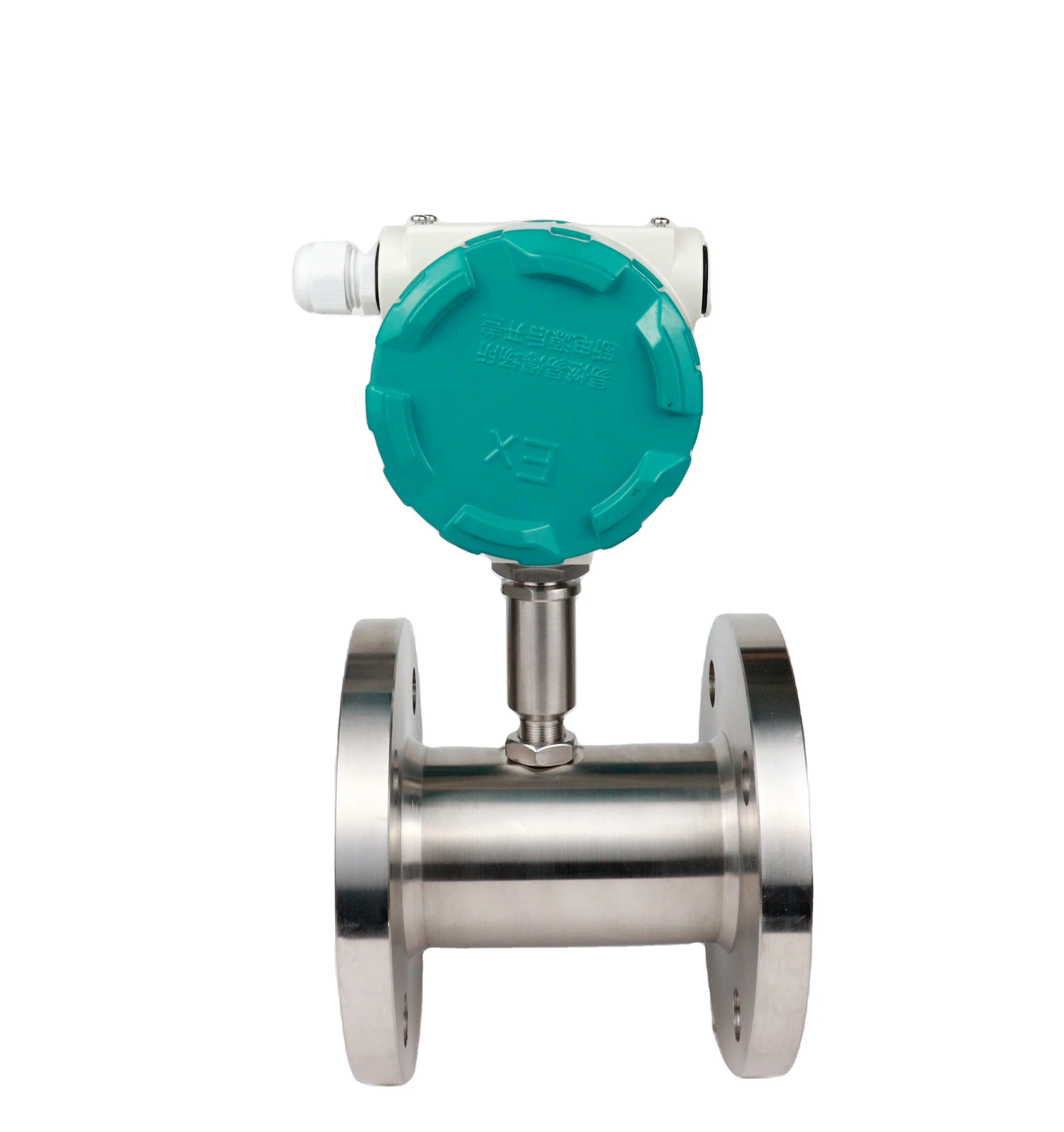 Turbine Flowmeter Modbus flange thread clamp Water 4-20Ma Sunflower Oil Flowmeter RS485 crude pulse output turbine flowmeter