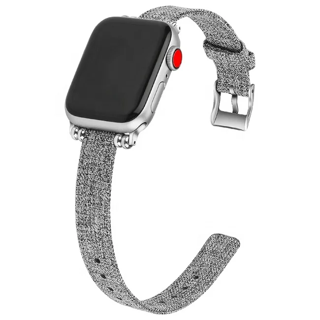 
Лидер продаж, нейлоновый тканевый металлический ремешок с пряжкой для Apple Watch, ремешок для замены ремешка 