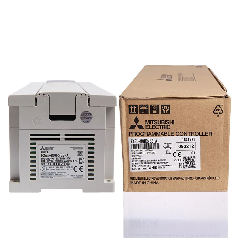 In Stock China supplier plc programmable logic controller FX3U-80MR-ES-A mitsubishi fx plc control fx3u