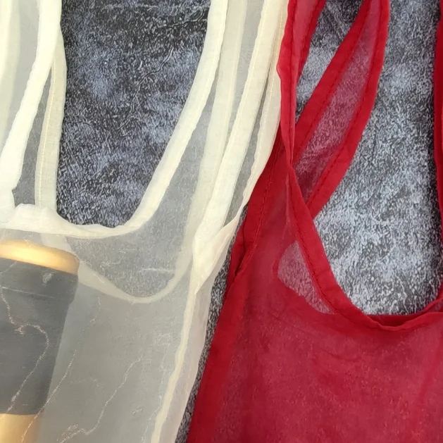 Customized encrypted unlit aromatherapy gift organza tote bag