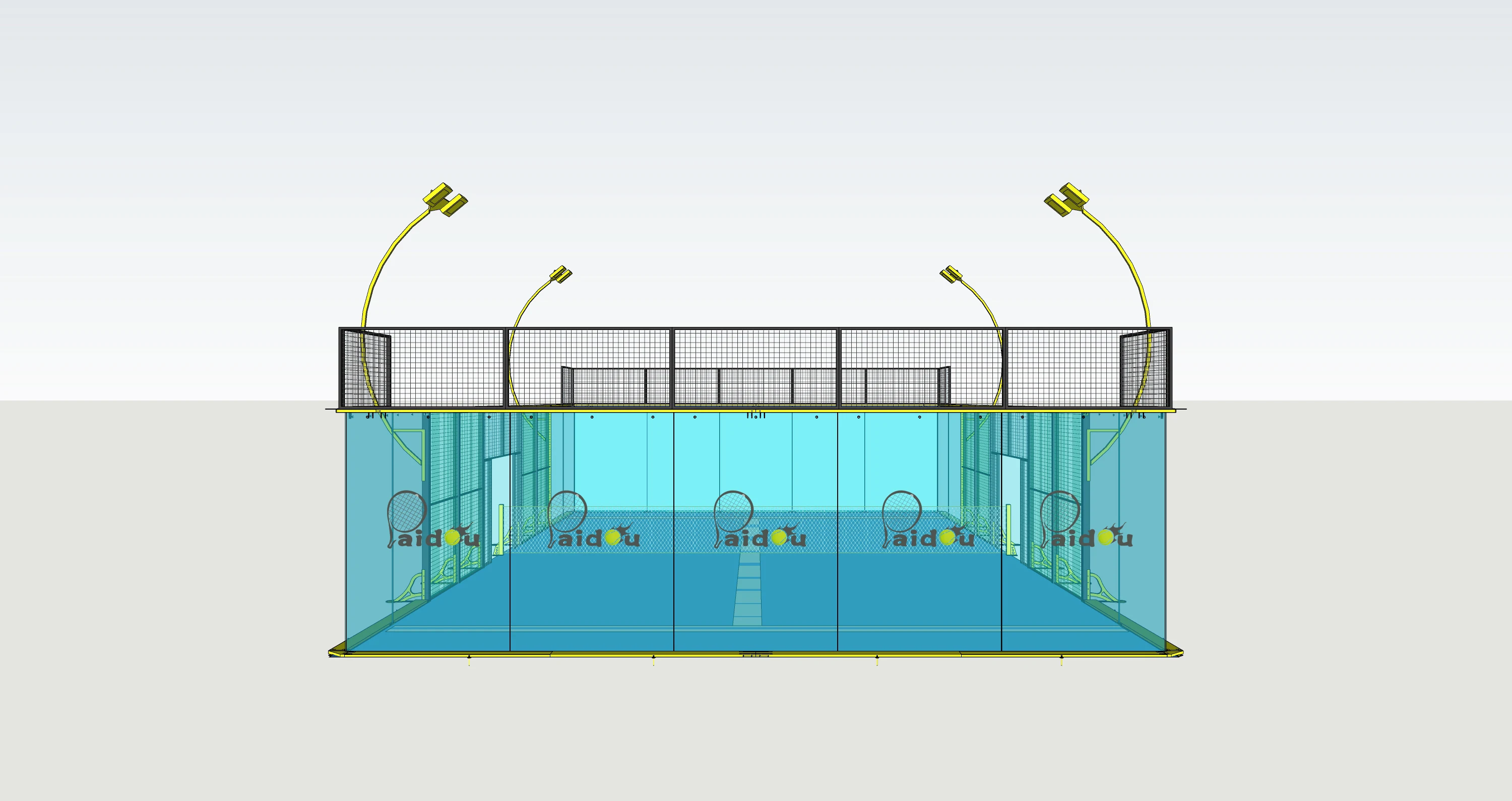 Football field safety protection tennis court fence net basketball court fence fence