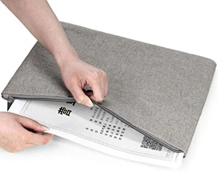 Waterproof Oxford Document Bag A4 Size document Holder Zipper Closure Portable Filing Pouch File Pocket Organizer