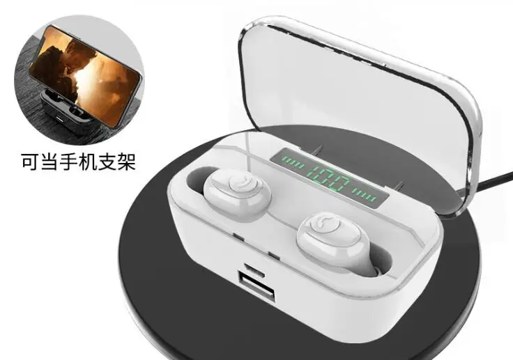 G6S НОВЫЙ 8d СПЦ 5,0 низкое энергопотребление стерео медное кольцо динамик светодиодный 3500 мАч беспроводной зарядки наушники