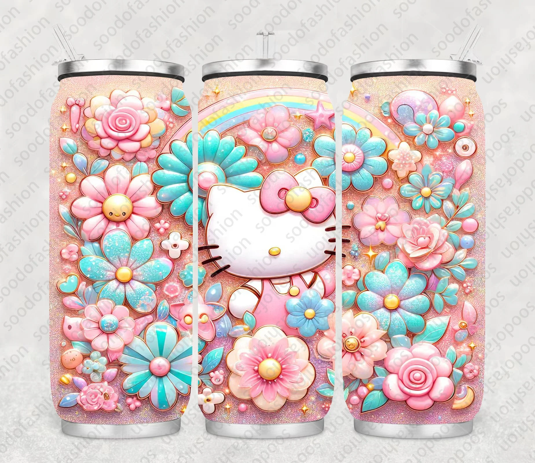 Hotsale Custom Logo And Color Stainless Steel 17 oz Cola Cup Vacuum Cartoon Sport Mug 17oz Outdoor Water Bottle