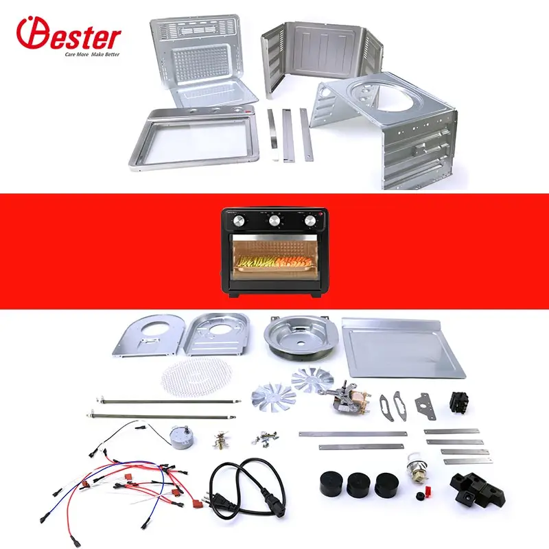 Big Capacity Home Cooking Kitchen Appliances Toaster Oven Electric Single Door Switch Air Fryer Oven