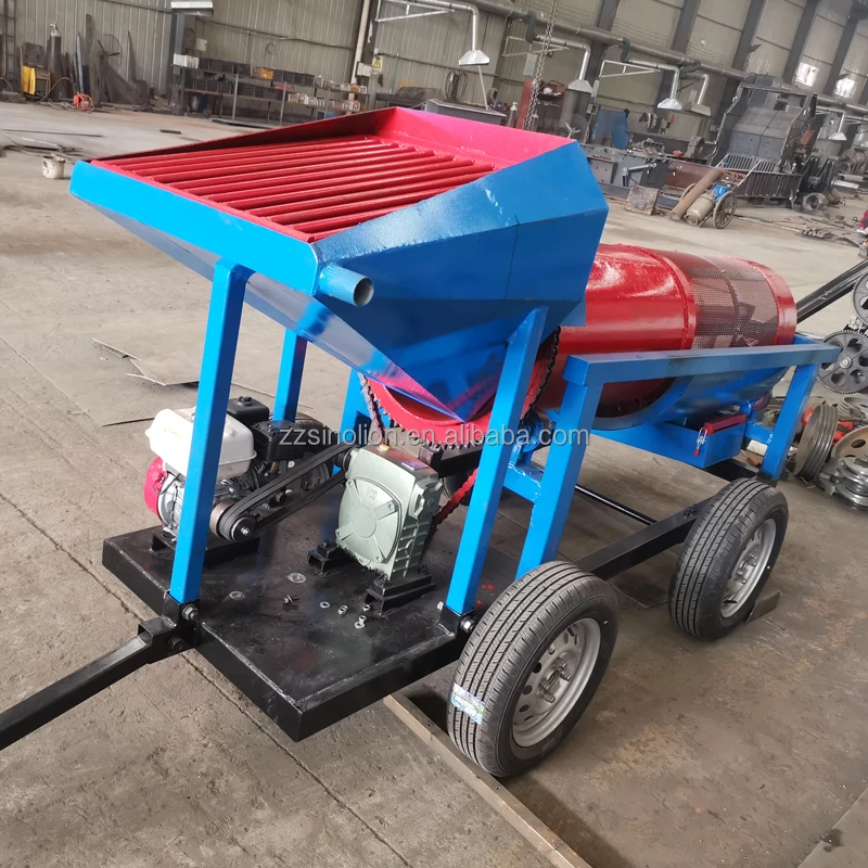 Small mobile trommel screen gold trommel screen gold washing and processing plant