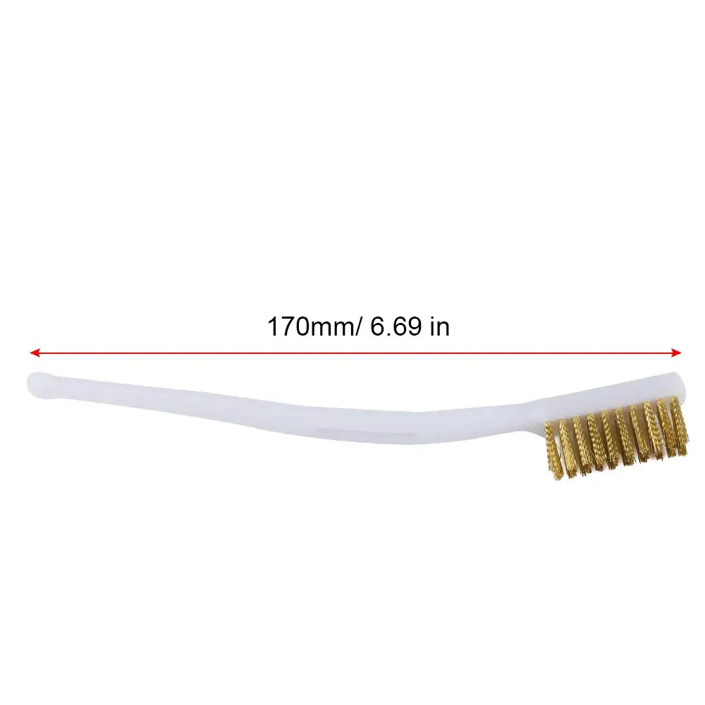 YouQi 3D Printer Nozzle Cleaning Copper Wire Toothbrush Tool Copper Brush Handle Hot Bed Cleaning Toothbrush