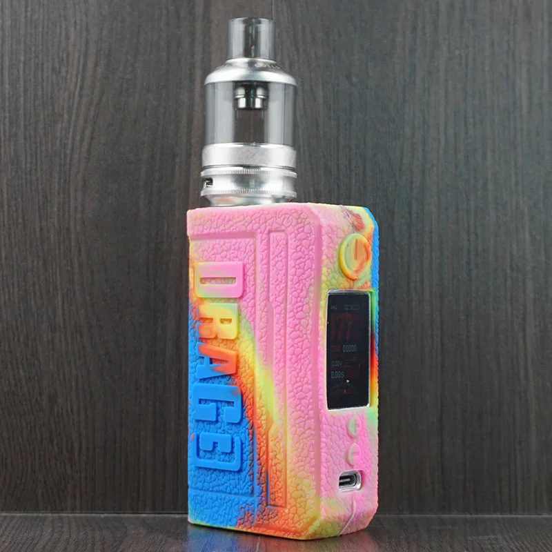  VOOPOO Drag 3 Чехол текстурные Чехлы защитный силиконовый Кожаный Резиновый чехол