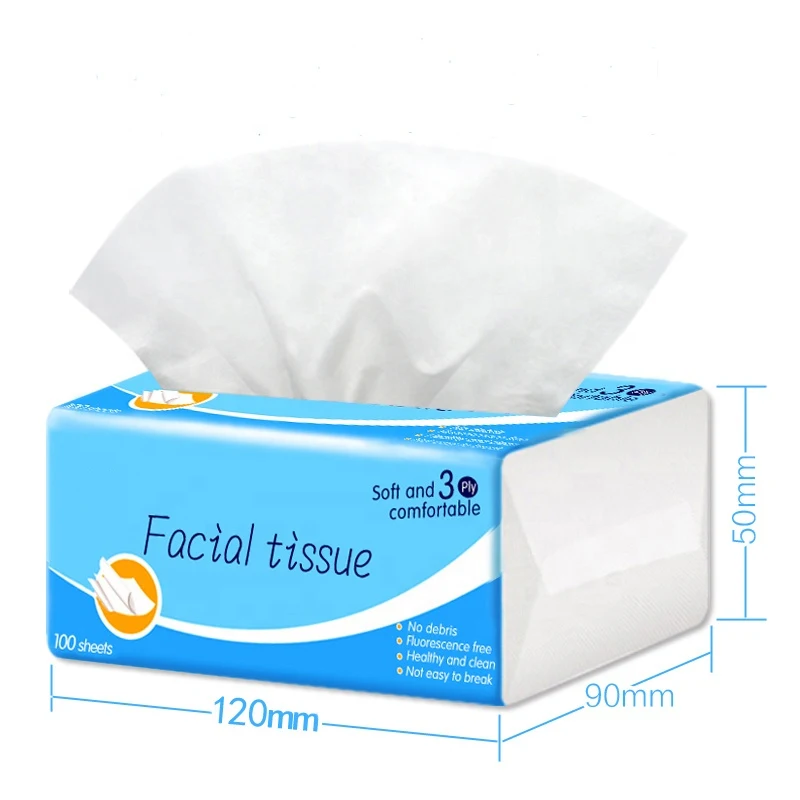 High quality Soft Packed Paper Facial Tissue bamboo facial tissue facial paper