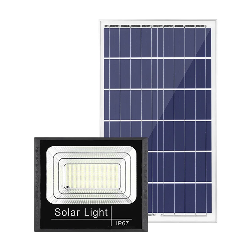 Smart Auto Mode IP67 2000w Outdoor High Brightness Solar Harden Light LED Solar Garden Rechargeable Street Light Floodlight