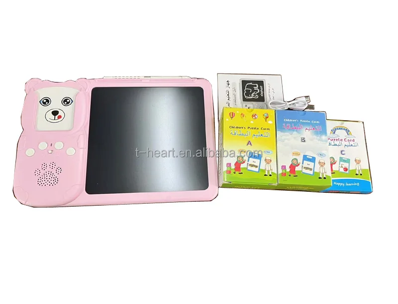 educational toys talking flash cards learning machines with icd drawing tablet Arabic English Spanish French German Bulgarian