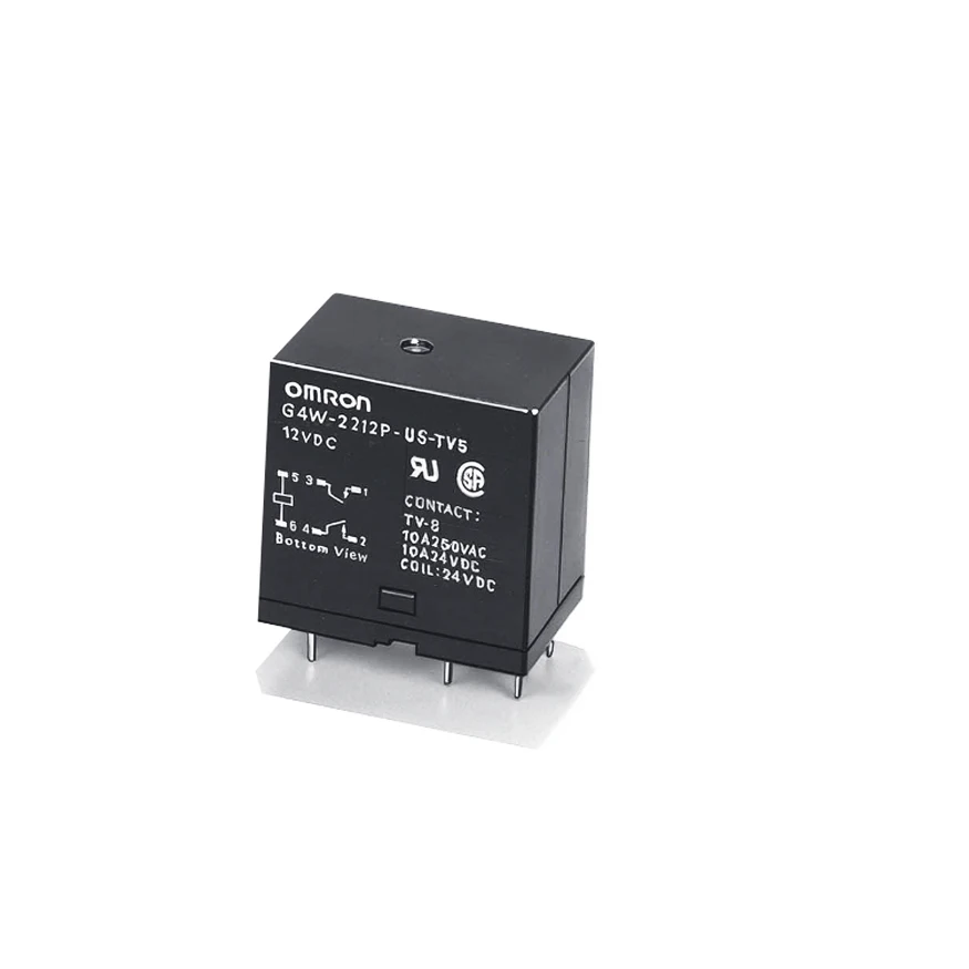 Omron G4W power relay for power switching with pulse voltage 10kV and withstand voltage 4kV