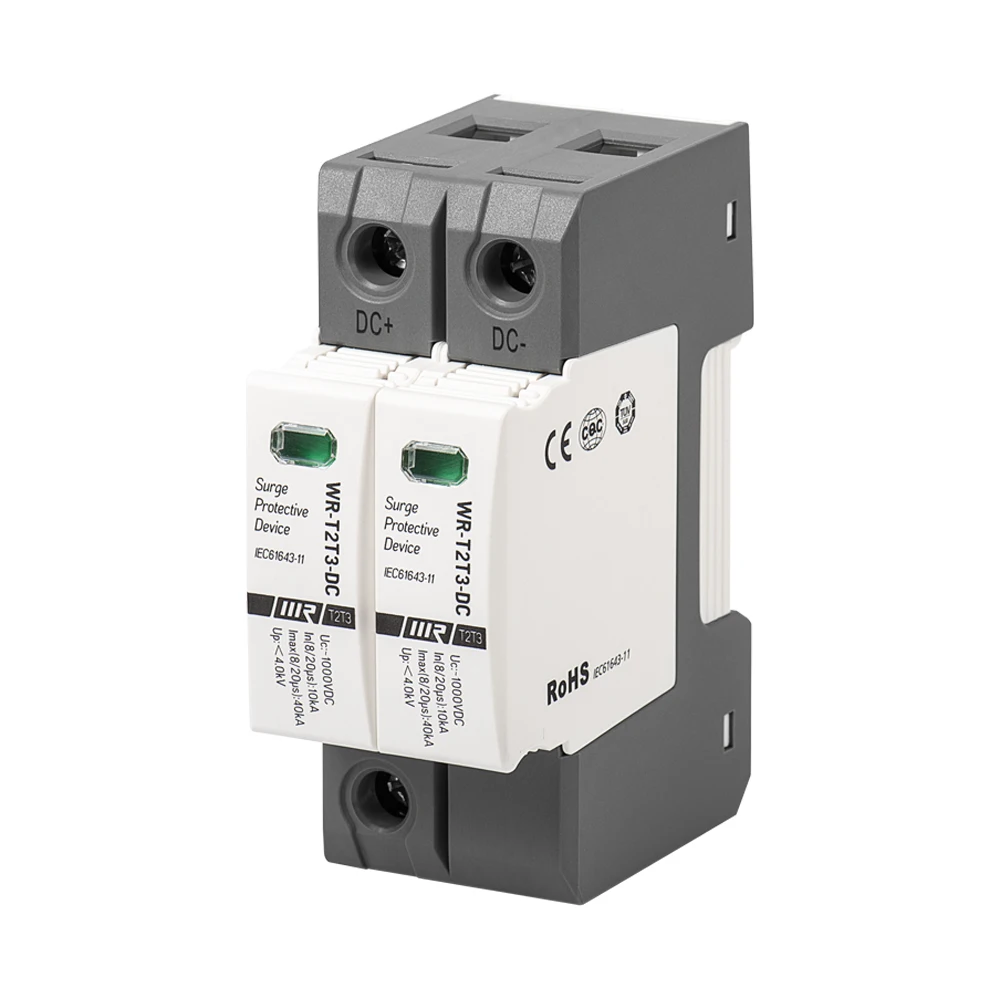 1000V DC Surge protector 10-40kA PV Surge Protector