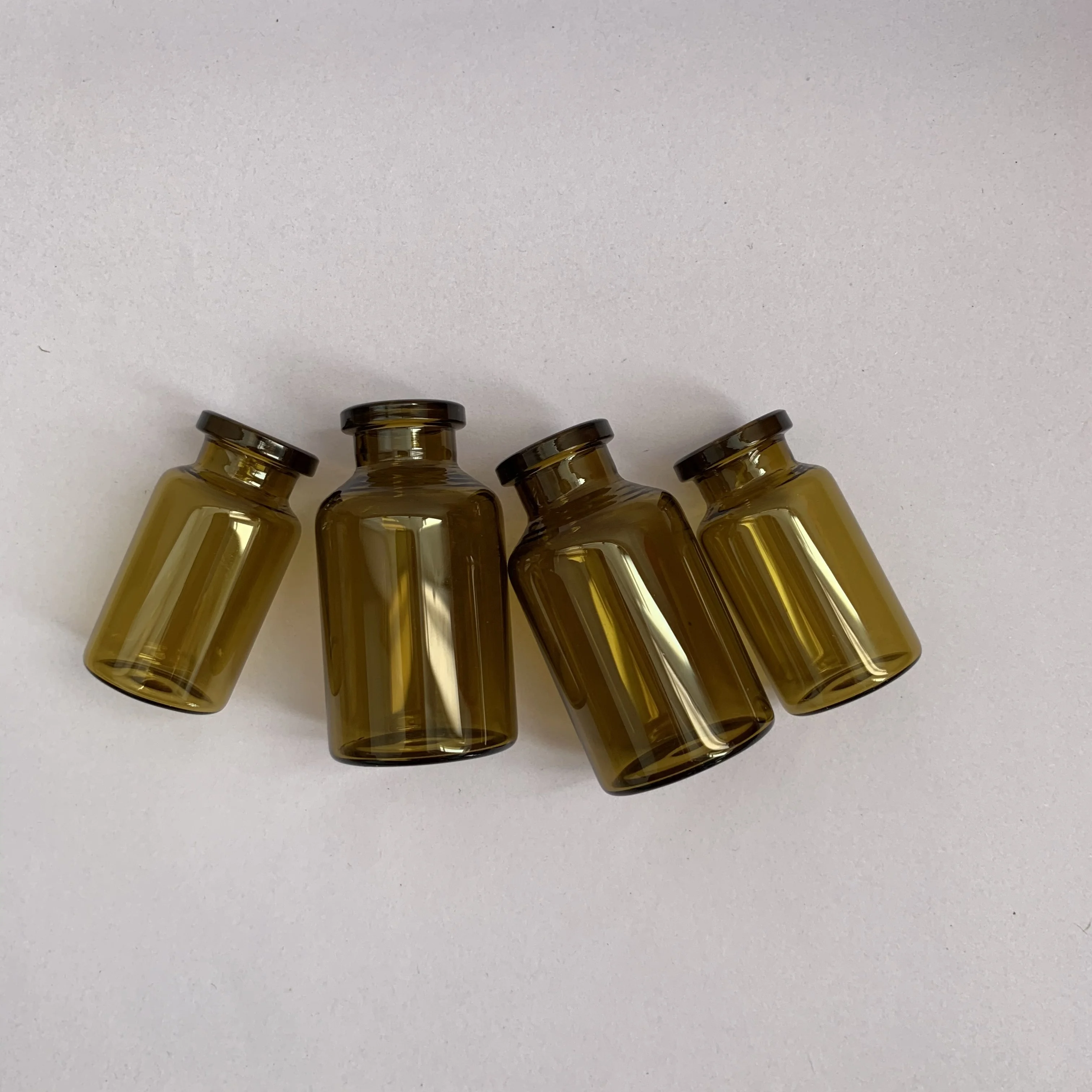 2ml 3ml 5ml 7ml 10ml 20ml 30ml amber tubular borosilicate glass vials