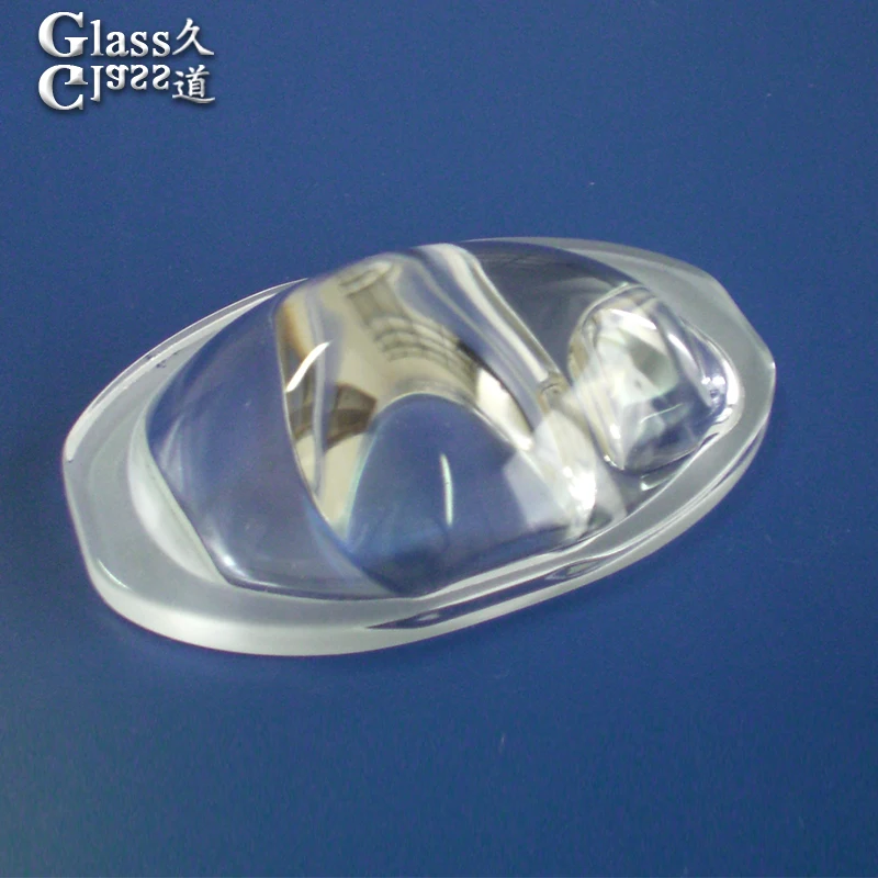 Polishing borosilicate optical aspheric plano convex concave glass led lens for street light led light