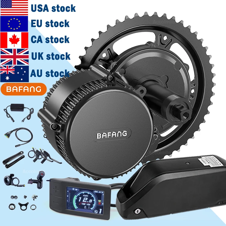 48v 52v 1000w for electric mountain bike ebike mid drive conversion kit central mid motor kit EU US warehouse