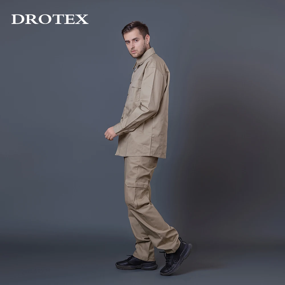 Flexible Cotton Clothing Nylon Factory Fire Fighting Maintenance Workwear Clothes Work Suits