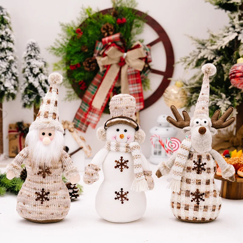 new Christmas 2024 European creative doll ornaments christmas doll