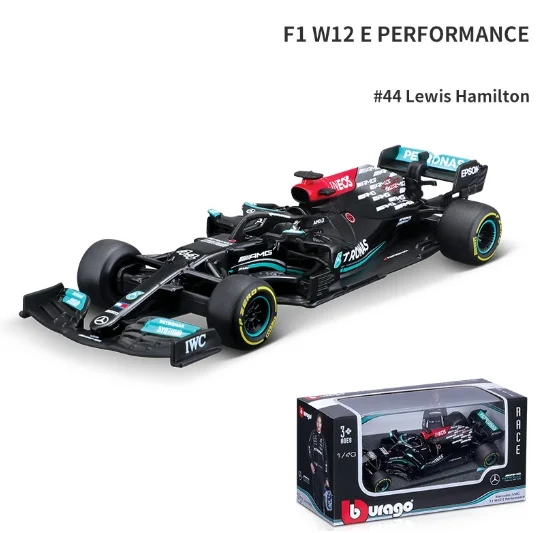 Лидер продаж литая Игрушечная модель 1:43 F1 W12E 2021 сезона #44 Hamilton #77 Bottas автомобиля из сплава