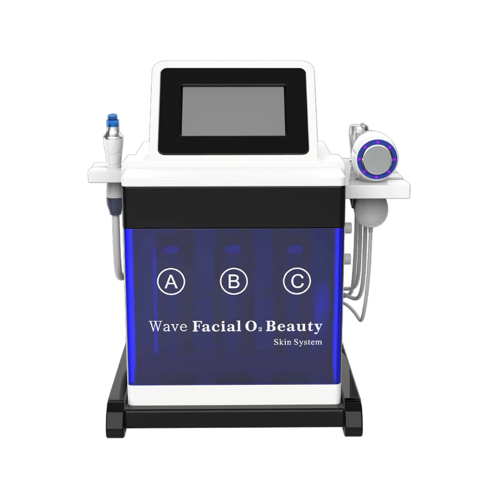 5 IN1 Hydro Microdermabrasion Aqua Peeling H2O2 Facial Machine Water Oxygen Jet Hydra Oxygen Diamond Dermabrasion Facial Machine