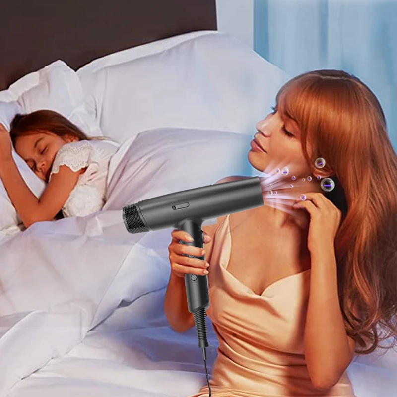 Профессиональный фен для дома, легкая Портативная сушилка для волос