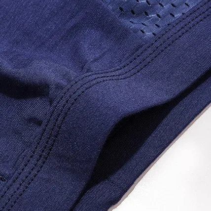 
2021 Hot selling Wholesale Mens Briefs Ice Silk Breathable Mesh Hole Underwear Bulk DDP Boxer 