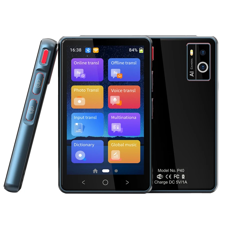 Multi-Language Real Time Intelligent Support Offline Interpret Translator Machine with Screen