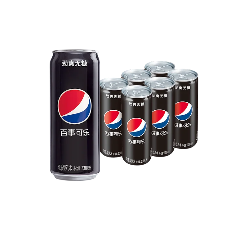 Factory Wholesale 330ML Strawberry Carbonated Soft Drinks Popular Exotic Snacks in Cans Soft Drink Peps at Competitive Prices