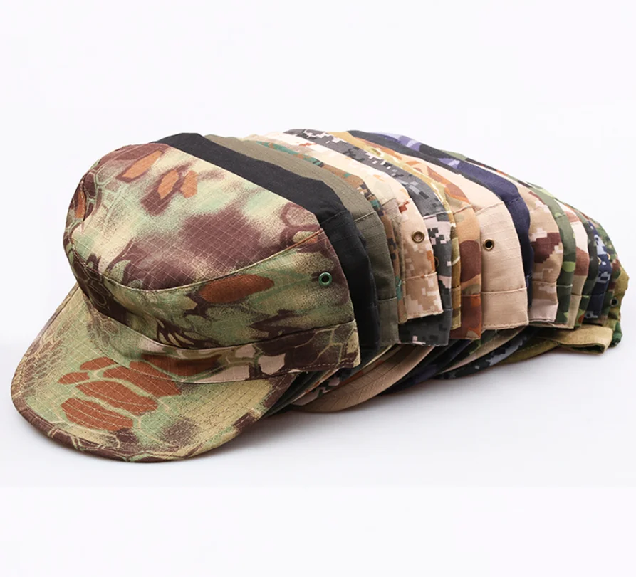 jungle woodland forest Camouflage hat Tactical BDU Hat Patrol hat with embroidery logo