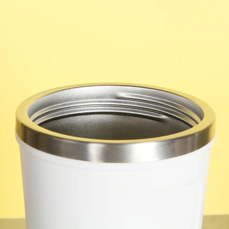 White Big Capacity Hand Coffee Cup 500ML for Picnic Or Camping