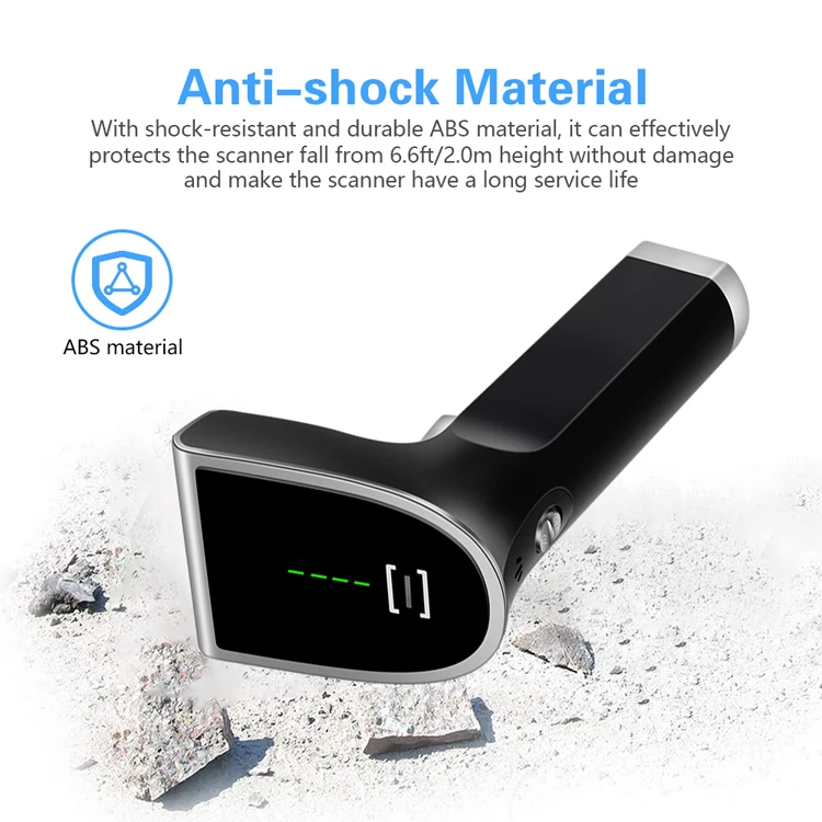 YHDAA High Resolution Coms Image Barcode Reader Fast Automatic Scanning 1D 2D Wireless Barcode Scanner Gun