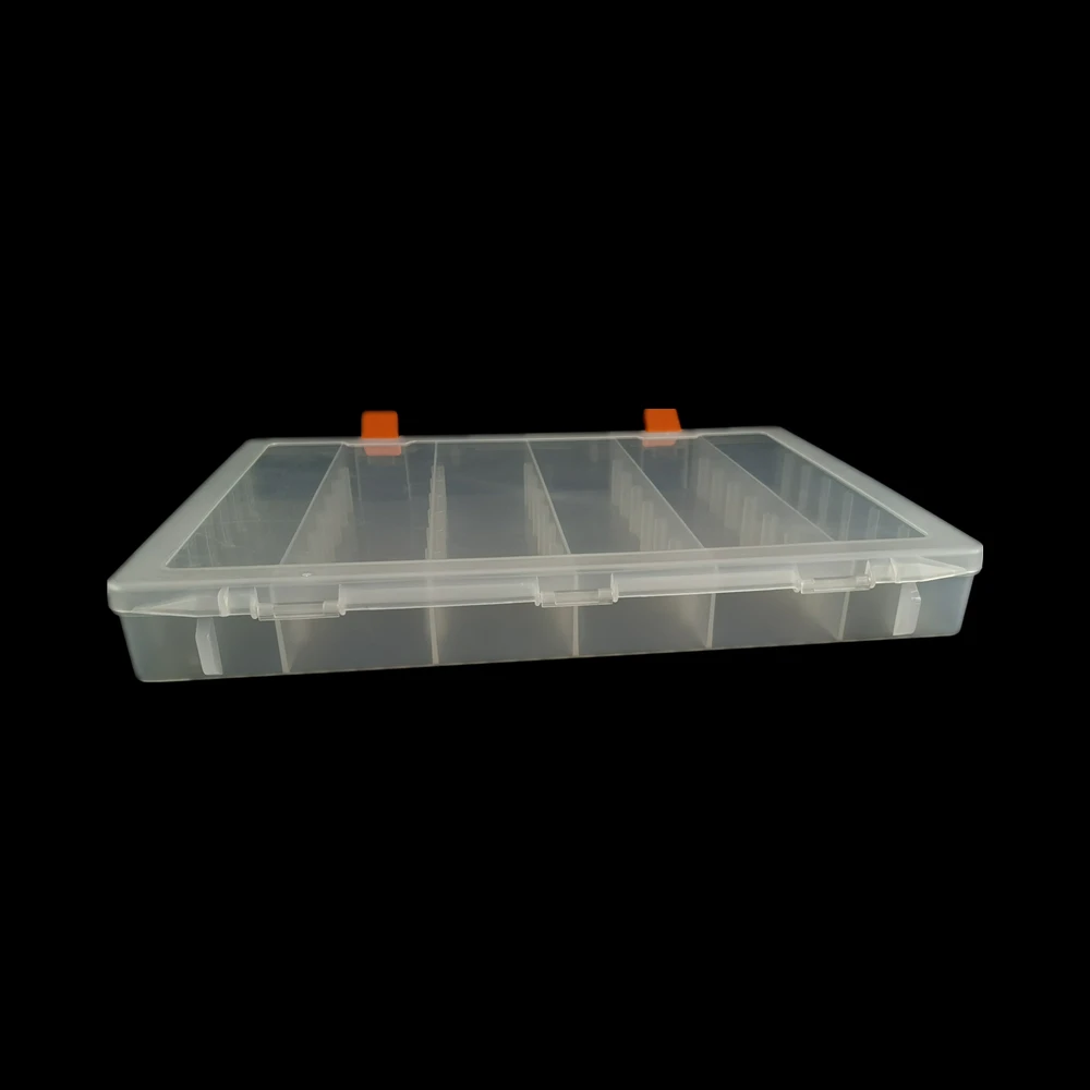 Wholesale 48 Removable Grids Transparent Screws Beads Organizer Jewelry Plastic Storage Box