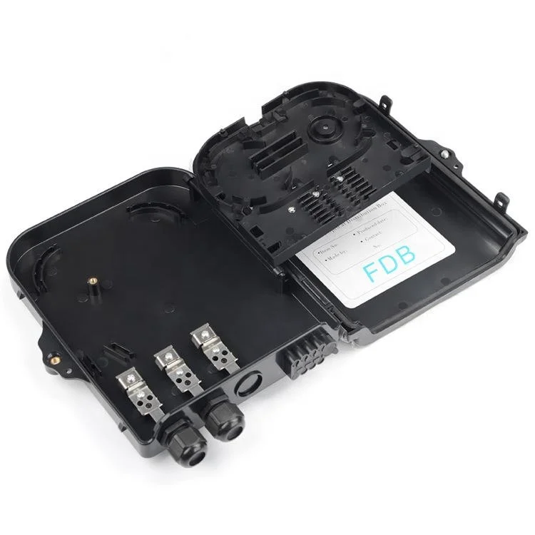 8-port Air Outdoor Optical Distribution Box (NAP) Wall Mount ODB Fiber Distribution Box 8 APC for Splicing 1:8 PLC Pigtails